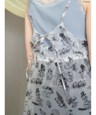 AMERICAN HOLIC 総柄シアーキャミワンピース／Ｄｉｓｎｅｙ Ivory