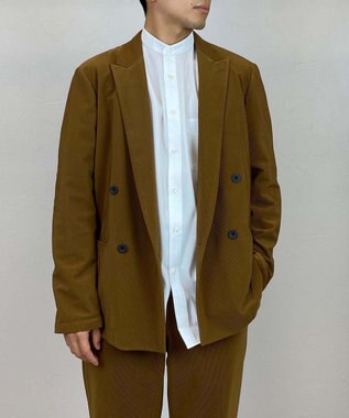 KASHIYAMA バンドカラーシャツ/ディープテール ホワイト