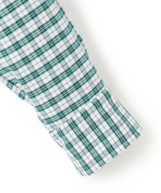 J.PRESS MEN ストレッチ コットンネルシャツ グリーン系3