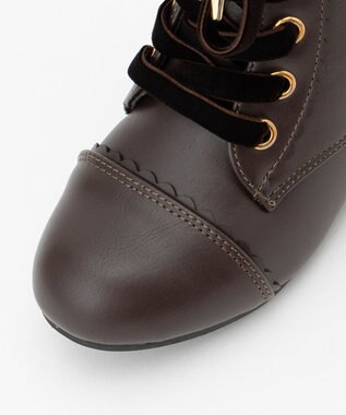 ANY KIDS 編み上げブーツ ブラウン系