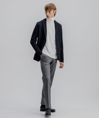 JOSEPH HOMME ストロータックステッチ　ニットジャケット ネイビー系