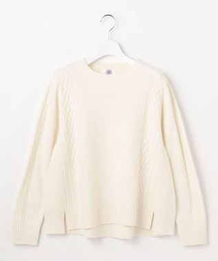 J.PRESS LADIES L 【WEB限定カラーあり】CAT クルーネック ニット オフ系