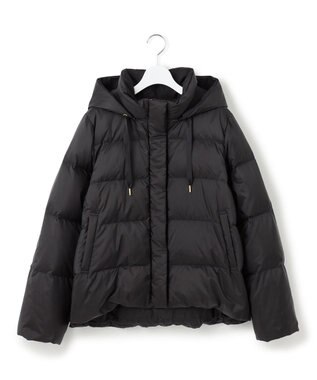 23区 L 【滝沢眞規子さん着用/VERY掲載】シレータフタ コンパクト ダウンコート ブラック系