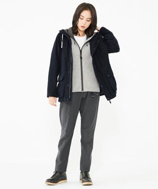 JOSEPH ABBOUD MOUNTAIN 【UNISEX】Pe／Nyピーチ ブルゾン ネイビー系