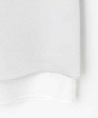 J.PRESS LADIES L ハンマーサテン カットソー ライトグレー系