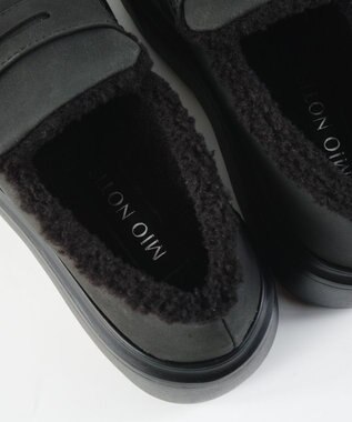 BONTRE 【MIONOTIS/ミオノティス】ムートンモカローファー/40912 ブラック