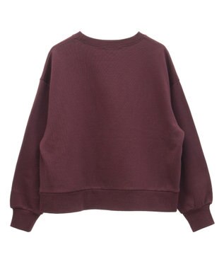 Green Parks 裏起毛フロッキーロゴプルオーバー Dark Red