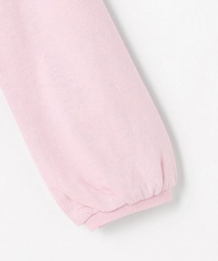 ANY KIDS おけいこモチーフ刺繍入り 長袖Tシャツ ラベンダー（うさぎ×バレエ）