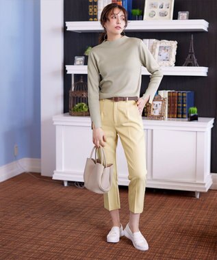 Tiaclasse 【洗える】ハイネックニットプルオーバー アイボリー