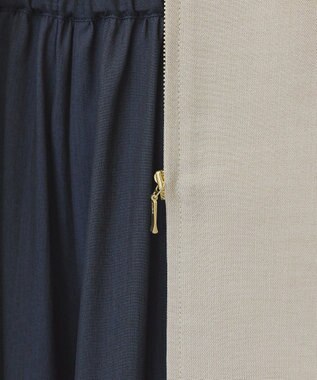 AMERICAN HOLIC 【イージーケア】リネンライクペプラムベスト Gray Beige