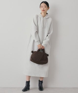 AMERICAN HOLIC ダンボールフーディーワンピース Gray Mixture