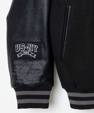 WEGO メルトンワッペンスタジャン ブラックその他