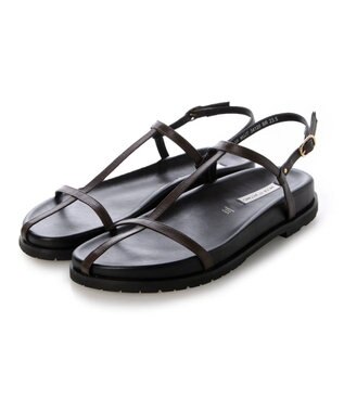 MODE ET JACOMO <MODE ET JACOMO>Tストラップスポーツサンダル ブラウン