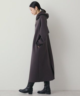 AMERICAN HOLIC ダンボールフーディーワンピース Dark Brown