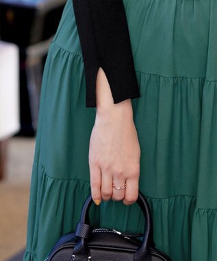 Tiaclasse 【洗える】ハイネックニットプルオーバー ブラック