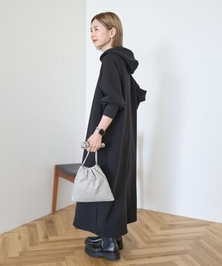 AMERICAN HOLIC ダンボールフーディーワンピース Black