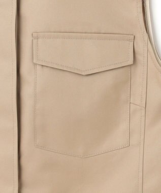 uncrave チノギャバジン ジレブラウス ベージュ