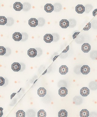 J.PRESS LADIES 【洗える】ジオメトリックプリント ブラウス ホワイト系5