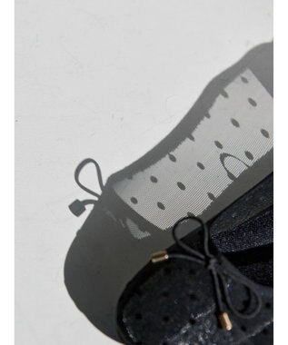 AMERICAN HOLIC 【整履き】チュールドットパンプス Black