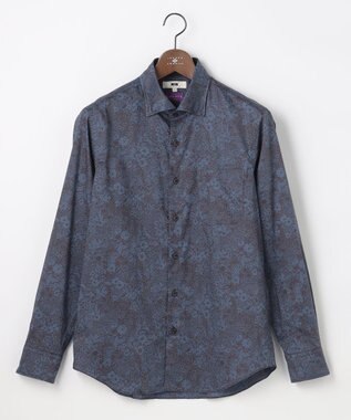 JOSEPH ABBOUD 【ジョセフ・アブード氏セレクト・英国LIBERTY社】リバティ シャツ ブルー系6