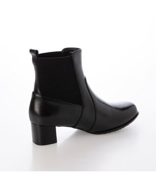 ing 【WEB限定】サイドゴアショートブーツ ブラック