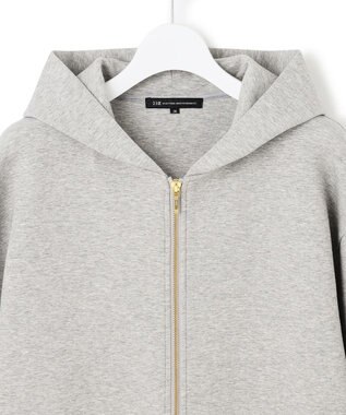 23区 S 【洗える】コットンエアーダンボール コクーン フーディー ライトグレー系