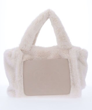 CLATHAS モリオン 2wayファーバッグ アイボリー