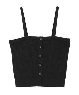 AMERICAN HOLIC 【2WAY】ニットチューブトップ Black