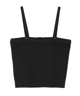 AMERICAN HOLIC 【2WAY】ニットチューブトップ Black