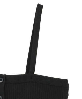 AMERICAN HOLIC 【2WAY】ニットチューブトップ Black