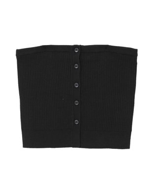 AMERICAN HOLIC 【2WAY】ニットチューブトップ Black