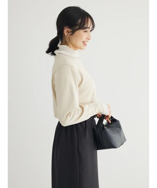 Green Parks 洗える　クルーネックカーディガン Light Gray