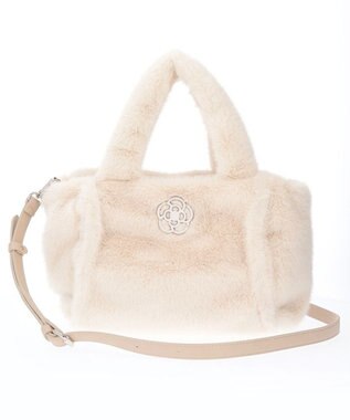 CLATHAS モリオン 2wayファーバッグ アイボリー