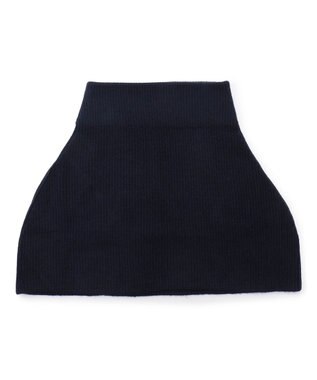 UNFILO 【WEB/一部店舗限定】ふわふわニット ケープスヌード ダークネイビー