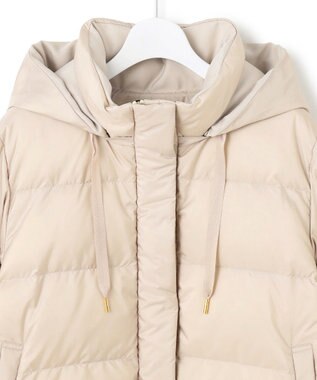 23区 L 【滝沢眞規子さん着用/VERY掲載】シレータフタ コンパクト ダウンコート ベージュ系