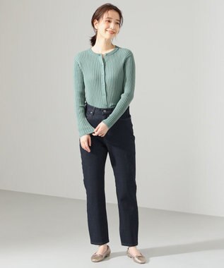 SHARE PARK LADIES 〈CIMMARON CORE〉CLAUDIA スリムテーパードパンツ ネイビー系