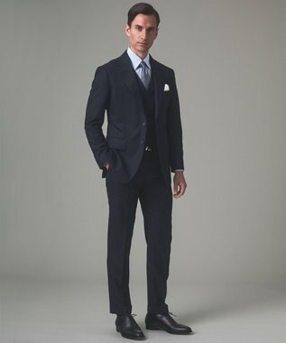 GOTAIRIKU 【形態安定】PREMIUMPLEATS_レギュラーカラー 通年ドレスシャツ サックスブルー系