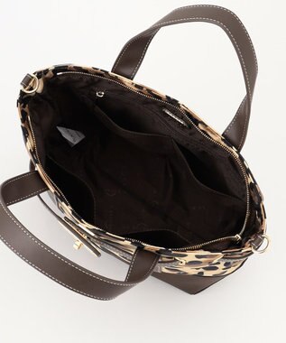 LA BAGAGERIE ベルテッド2WAYミニトート レオパード