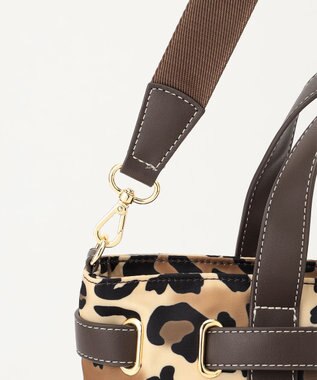 LA BAGAGERIE ベルテッド2WAYミニトート レオパード