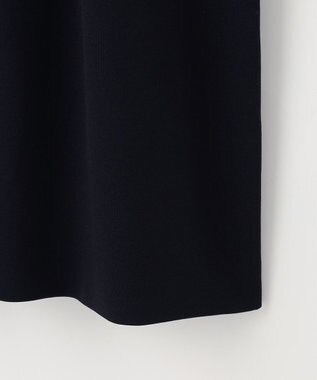 #Newans 【セレモニーにも】バルーンフレアニットスカート ネイビー