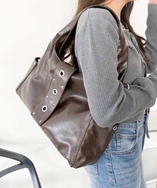 WEGO ハトメデザインワンハンドルトート