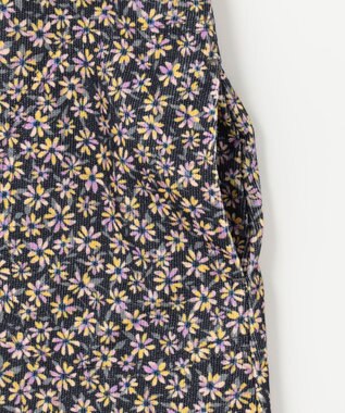 組曲 KIDS 【110-140㎝】モノトーンフラワーコーデュロイ ワンピース ブラック系5