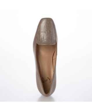 ing <ing>【WEB限定】コンビモカデザインパンプス オークコンビ