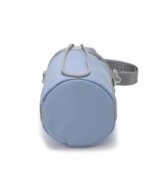 TOPKAPI 【Breath TOPKAPI】ナイロン ロゴテープ バケツ 巾着 ショルダー バッグ ブルーグレー