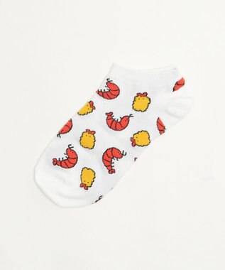 WEGO フードチェンジ総柄ショートソックス 柄1