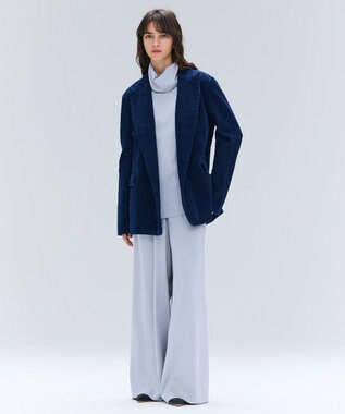 BEIGE， 【FUDGE 10月号掲載】BANGS / コットンコーデュロイテーラードジャケット Indigo