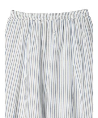 Green Parks Ｉ　切替ギャザーロングスカート Stripe