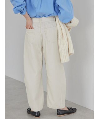 AMERICAN HOLIC コーデュロイコクーンパンツ Ivory