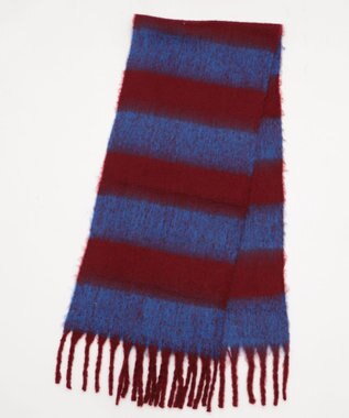 WEGO 【マフラー/ユニセックス着用】ワイドフリンジストール 柄7