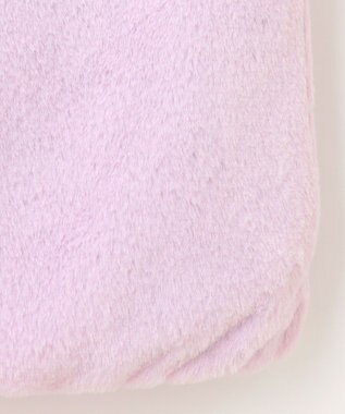 ANY KIDS アニマル耳 フェイクファー ブルゾン ラベンダー×ウサギ